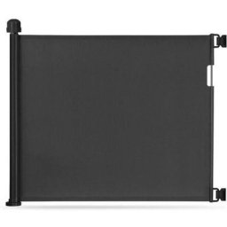 Barrière de sécurité rétractable enfant LEXLIFE - 86 x 140 cm - Noir