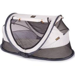 Lit d'enfant escamotable Peuter Luxe à moustiquaire Crème Deryan Crème