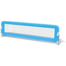 Barrière de lit pour enfants 150x42 cm Bleu Vidaxl Bleu