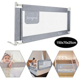 Barrière de lit Barrière de lit Barrière de lit sûre et réglable en hauteur 150 cm barriã¨res de