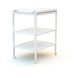 Table à Langer 2 étagères - Blanc - AT4