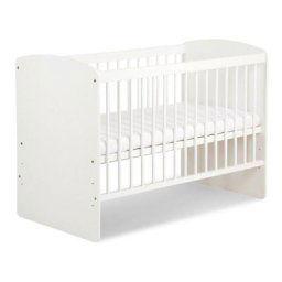 Lit pour bébé Karolina ii en bois - Blanc - 120 x 60 cm - Livraison gratuite - Blanc