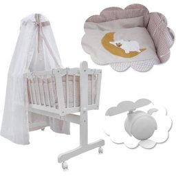 Berceau pour bébé Blanc/Beige Vitalispa