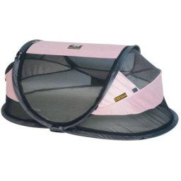 Lit d'enfant voyage escamotable Baby Luxe à moustiquaire Rose DERYAN - Rose