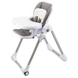 Youpala - Chaise haute evolutive pliable et reglable pour bebe et enfant Sonora Couleur - Gris