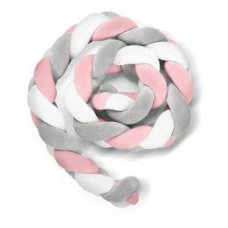 Randaco - 3M Tour de lit Bébé Oreiller aide au sommeil enfant bébé oreiller stéréotypé Rose blanc