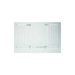 24304310 - Extension Barrière - U-Pressure Easy Close Métal/Déco White - 28 cm - Safety 1st