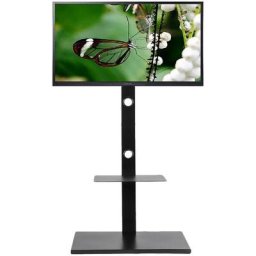 Meuble tv Pied avec Support pour led lcd Ecrans de 32-65 Pouces Fixation vesa 100x100 - 600x400mm