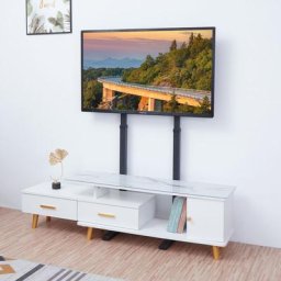 Meuble tv Pied pour led lcd Ecrans de 32-65 Pouces Fixation vesa 600x400 pour Samsung Sony lg