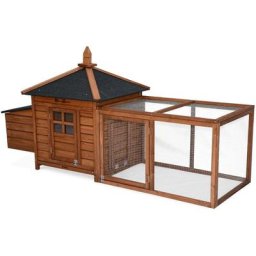 Alice's Garden - Poulailler en bois java. 4 poules. cage à poule avec enclos - Bois