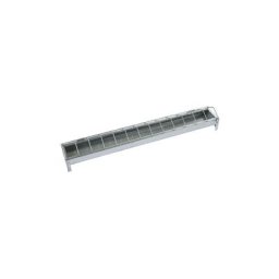 Mangeoire galvanisée Kerbl pour volailles 75 x 10 cm