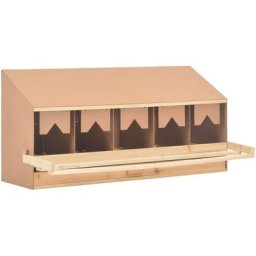 Pondoir 5 compartiments 117x33x54 cm Pinède solide Vidaxl n/a