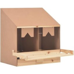 Vidaxl - Pondoir 2 compartiments 63x40x65 cm Pinède solide n/a