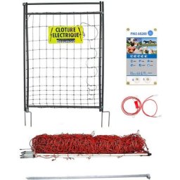Kit clôture pour chien filet + portillon