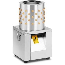 Plumeuse De Volaille Machine À Plumer Oiseaux D'Élevage Caille 113 Doigts 120w - Argent, Blanc
