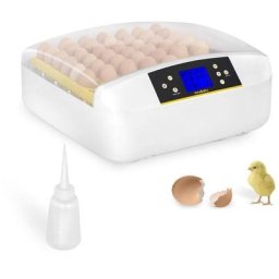 Couveuse Automatique Incubateur Digital Led Machine à Couver 80W 56 Oeufs - Blanc