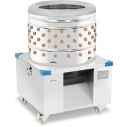 Plumeuse De Volaille Machine à Plumer Oiseaux D'Élevage Poulet 131 Doigts 1450w - Blanc, Noir