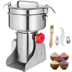 Moulin a Grains electrique Commercial Capacite 1000g Broyeur a Cereales en Acier Inoxydable