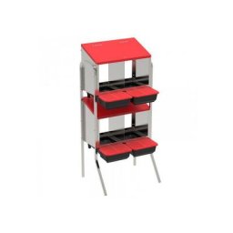 Pondoir pour poules avec pieds (x 24 poules)