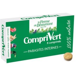 Ferme De Beaumont - CompriVert Purge en comprimés 8 comprimés volailles