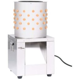 Plumeuse à poules Acier inoxydable 119 doigts 150 w Vidaxl