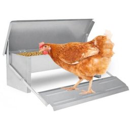 Mangeoire automatique avec couvercle Distributeur automatique Auge Auge d'alimentation résistante