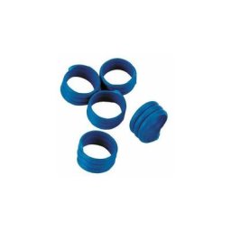 Kerbl France - bague d'identification volailles 16mm bleu - lot de 20 pièces