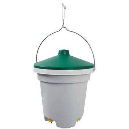 Abreuvoir suspendu à pipettes, 12 l - Blanc / vert