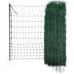 Filet pour les poules 50 m - 106 cm - double pointe - vert - non électrique - Kerbl
