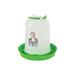 Abreuvoir en plastique, capacité 10 litres, basse cour Zolux Vert