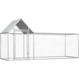 Vidaxl - Poulailler 3 x 1 x 1,5 m Acier galvanisé n/a