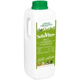 Ferme De Beaumont - Soluvita Plus 1 litre Multi vitamines et minéraux volailles, lapins