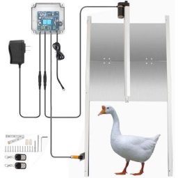 Kit De Porte Automatique Pour Poulailler Porte Automatique - Vevor