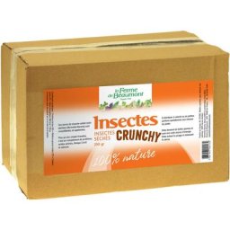 Ferme De Beaumont - Insectes séchés Crunchy • larves Hermetia illucens • 5 kg