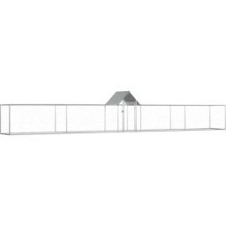 Vidaxl - Poulailler 9 x 1 x 1,5 m Acier galvanisé n/a