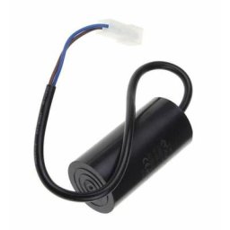 Condensateur noir 40µf avec câbles ( 9 x 4 cm) pour Nettoyeur Haute Pression K6 & K7 karcher