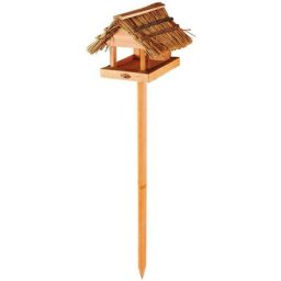 Table alimentaire à oiseaux sur pique - l 28,8 cm x l 26,5 cm x h 113 cm - Livraison gratuite