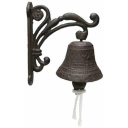 Tumalagia - Cloche Porte D'entrée Cloche Décorée pour Porte Maison De Campagne Cloche Murale en