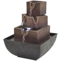 Fontaine extérieur de Jardin avec lampe led Polyrésine