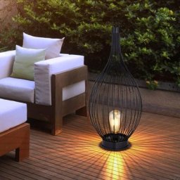 Lampe solaire, lampadaire, lampe d'appoint, lampe d'extérieur, lampe de terrasse, balcon, batterie