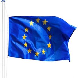 Mât avec drapeau réglable en hauteur - mât, porte drapeau, support drapeau - Europe