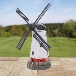 Moulin à vent solaire led HW C-G95, décoration de jardin/terasse, pour l'intérieur/extérieur