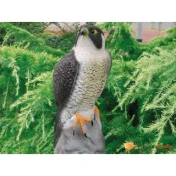 Décoration de jardin sous forme de faucon 40 cm Ubbink - Gris