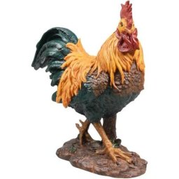 Farmwood Animals - Coq en résine 20 x 12 x 23 cm