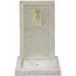 Fontaine etna - en pierre reconstituée - 57 x 42 x 87 cm Beige