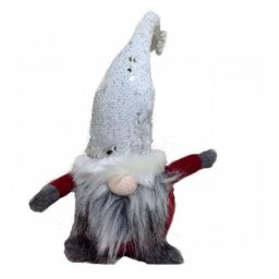 LCD - Gnome des bois White chapeau patette 40cm Décozzo