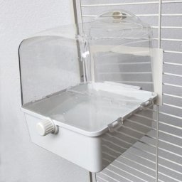Aqrau - Bain D'oiseau/Boîte de Bain Perroquet/Douche suspendue pour cage de bain d'oiseau/Pour