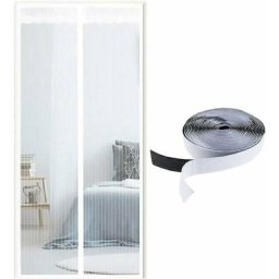 Moustiquaire Porte Fenetre Magnétique 100x210CM, Rideau Anti Mouche, Rideaux Aimantée Sans Percage,