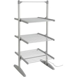 Energy - Séchoir / étendoir à linge électrique chauffant pliable - 300W - Tubes en aluminium