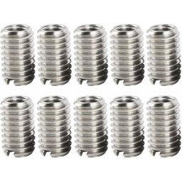 10 Pièces M4 x 0.7mm Filetage Femelle M6 x 1mm Filetage Mâle Inserts écrou Réducteur en Acier